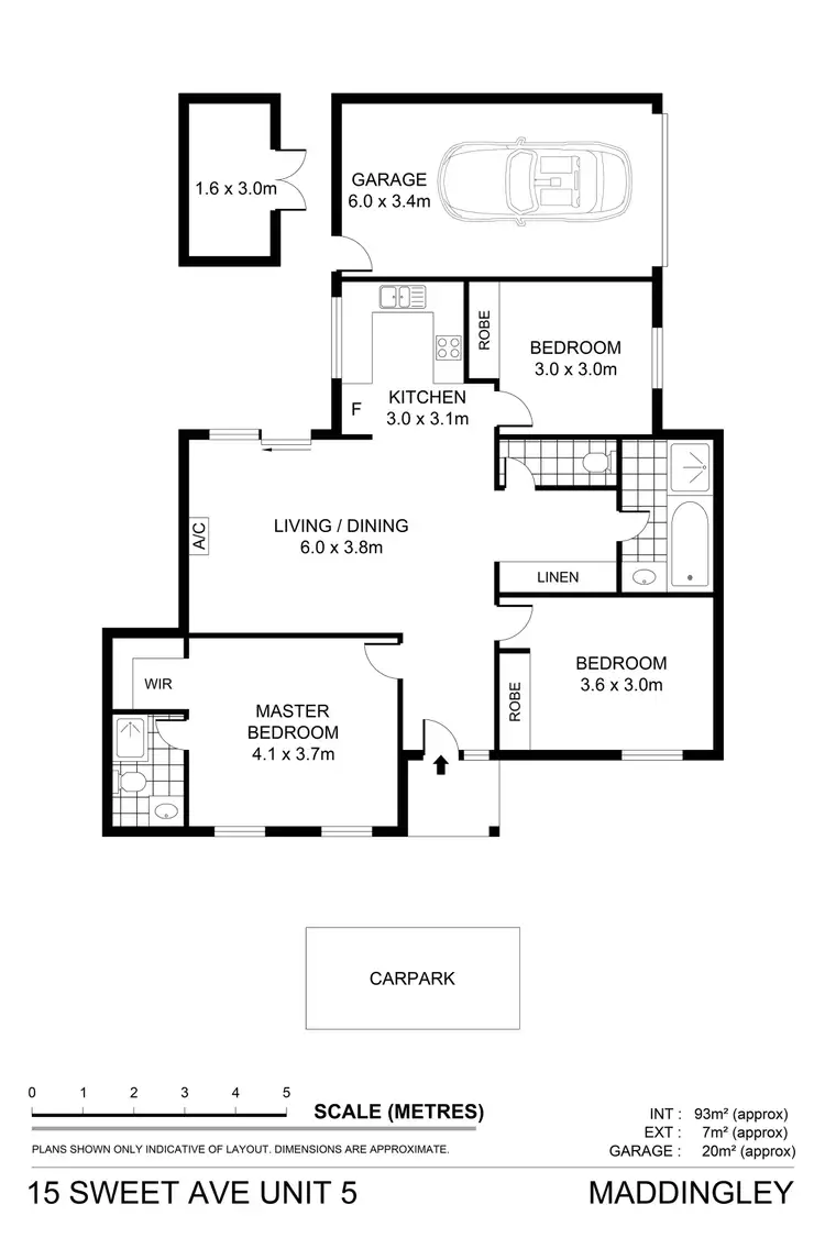 Floorplan of Homely unit listing, 5/15 Sweet Avenue, Maddingley VIC 3340