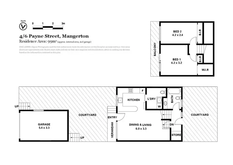 Floorplan of Homely townhouse listing, 4/6 Payne Street, Mangerton NSW 2500