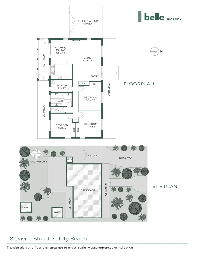 Floorplan of Homely house listing, 18 Davies Street, Safety Beach VIC 3936