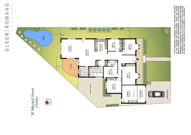 Floorplan of Homely house listing, 36 Mitchell Street, Chifley NSW 2036