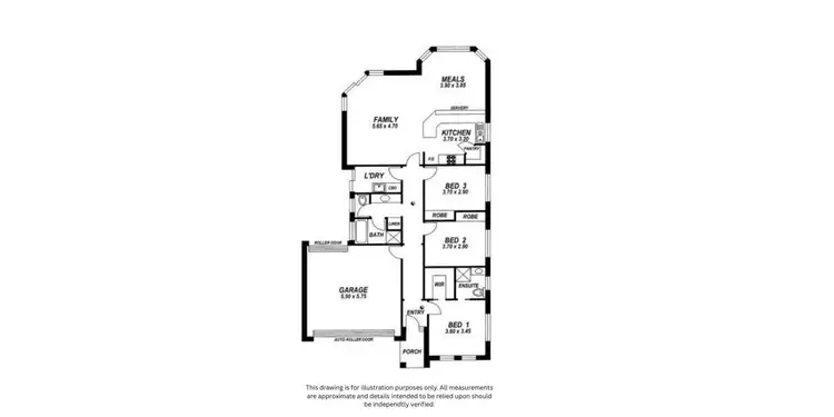 Floorplan of Homely house listing, 77 Kipsy Street, Aldinga Beach SA 5173