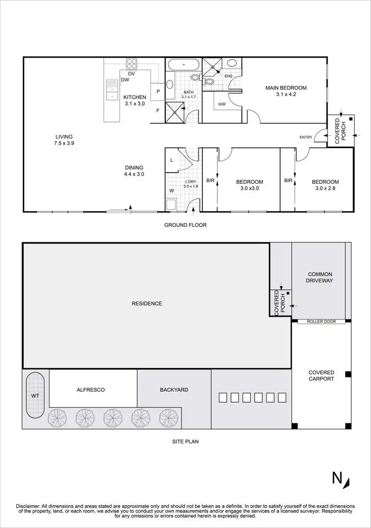Floorplan of Homely unit listing, 3/46 Buckingham Street, Sydenham VIC 3037