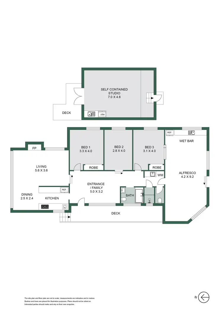 Floorplan of Homely house listing, 21 Mark Street, Rosebud VIC 3939