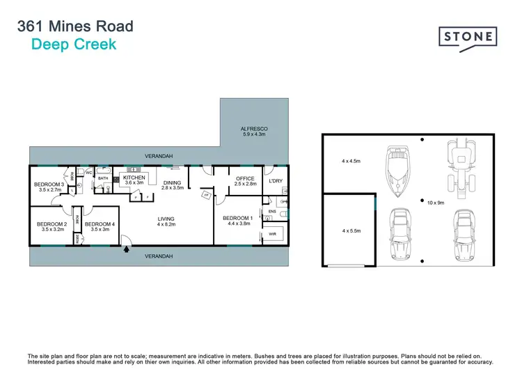 Floorplan of Homely rural property listing, 361 Mines Road, Deep Creek NSW 2440