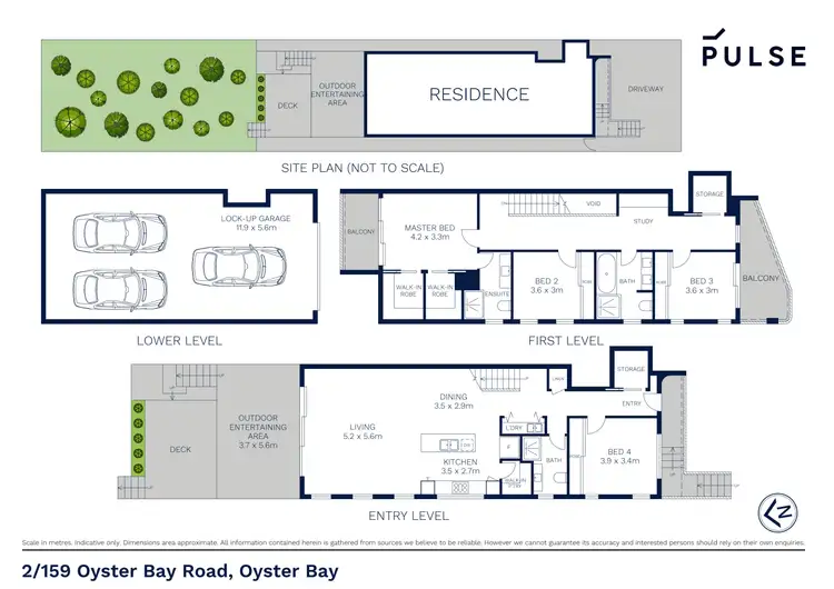 Floorplan of Homely semi-detached listing, 2/159 Oyster Bay Road, Oyster Bay NSW 2225