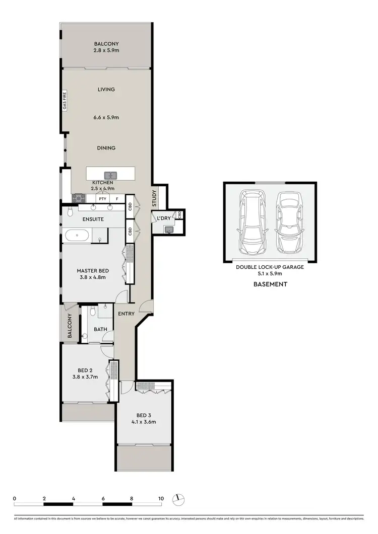 Floorplan of Homely apartment listing, 201/19-23 Richmount Street, Cronulla NSW 2230