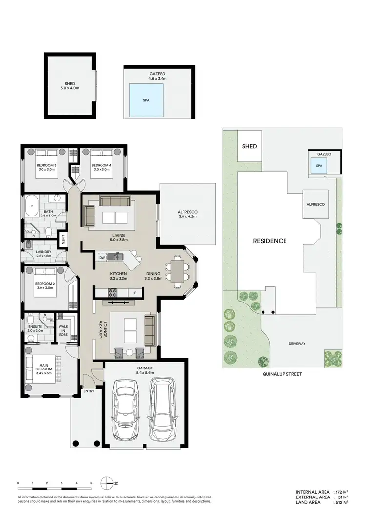 Floorplan of Homely house listing, 45 Quinalup Street, Gwandalan NSW 2259