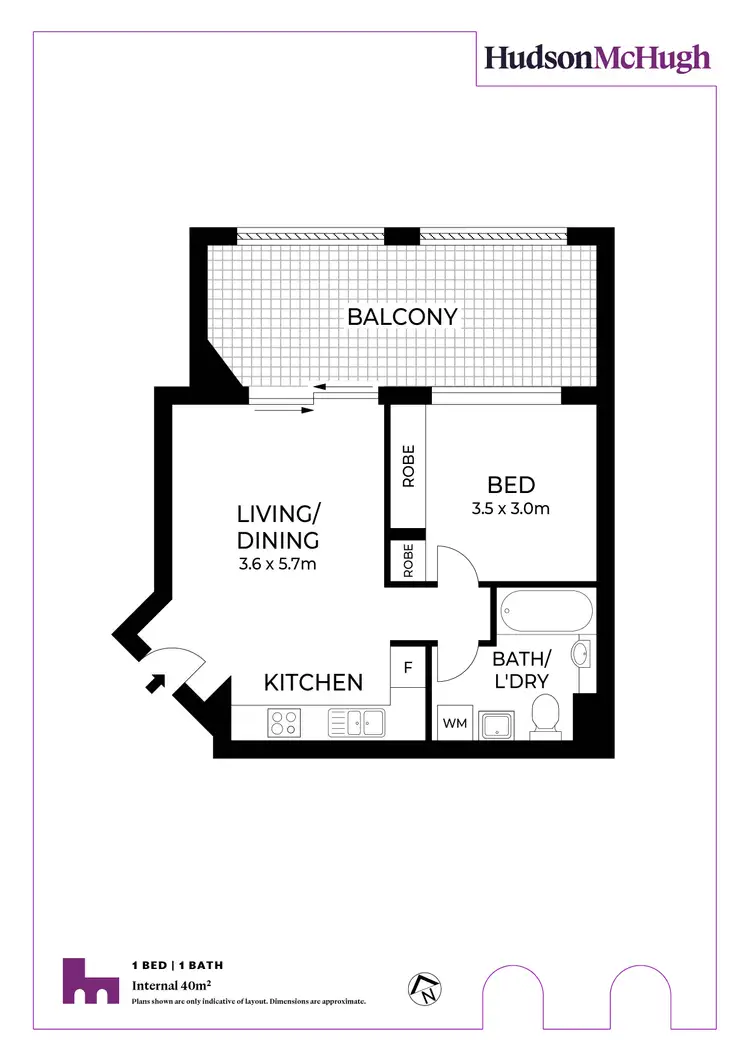 Floorplan of Homely unit listing, 1111/242 Elizabeth Street, Surry Hills NSW 2010
