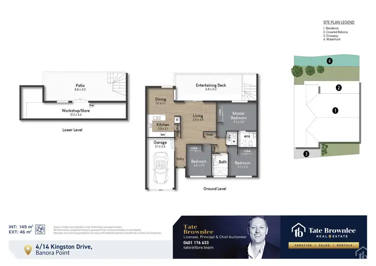 Floorplan of Homely villa listing, 4/14 Kingston Drive, Banora Point NSW 2486