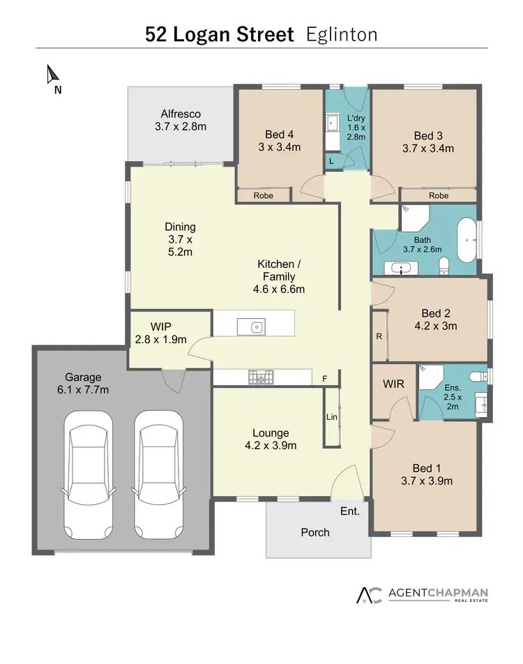Floorplan of Homely house listing, 52 Logan Street, Eglinton NSW 2795