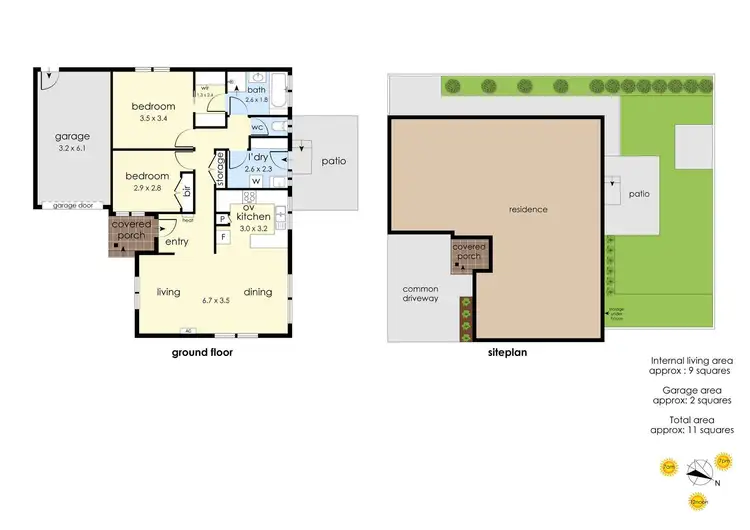Floorplan of Homely unit listing, 18/2 Allington Place, Langwarrin VIC 3910