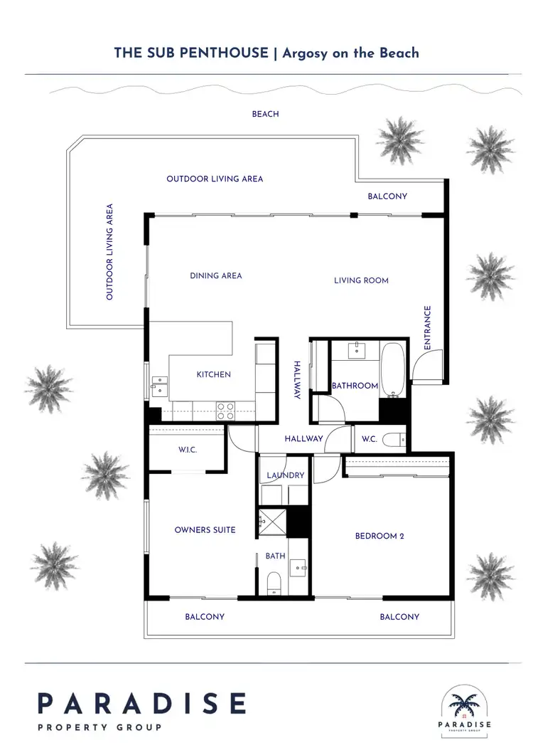 Floorplan of Homely apartment listing, 12/119-125 Arlington Espalande, Clifton Beach QLD 4879