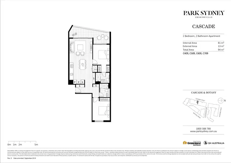 Floorplan of Homely apartment listing, 609/4 Foundry Street, Erskineville NSW 2043