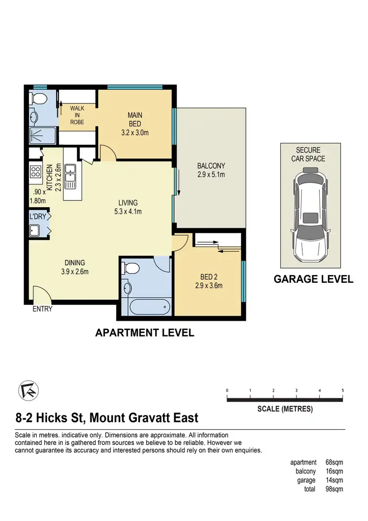 Floorplan of Homely unit listing, 8/2 Hicks Street, Mount Gravatt East QLD 4122
