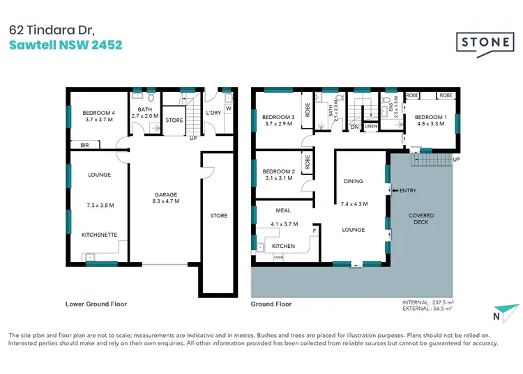 Floorplan of Homely house listing, 62 Tindara Drive, Sawtell NSW 2452