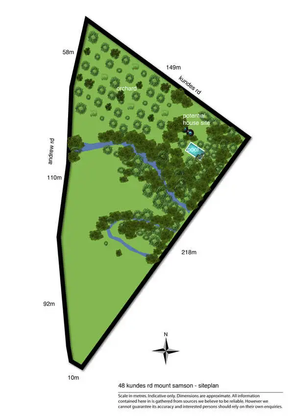 Floorplan of Homely land listing, 48 Kundes Road, Mount Samson QLD 4520