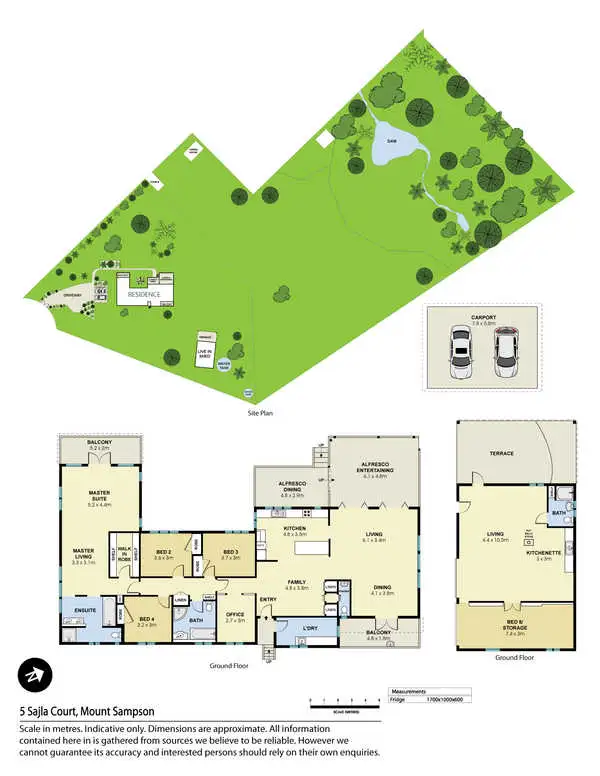 Floorplan of Homely house listing, 5 Sajla Court, Mount Samson QLD 4520