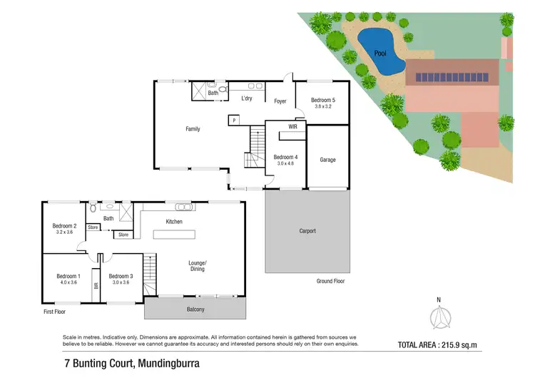 Floorplan of Homely house listing, 7 Bunting Court, Mundingburra QLD 4812