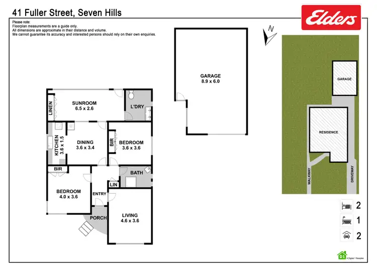 Floorplan of Homely house listing, 41 Fuller Street, Seven Hills NSW 2147