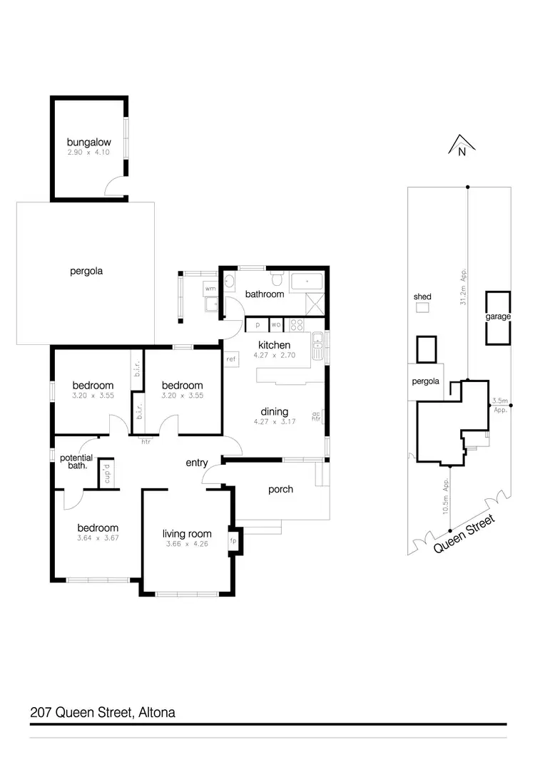 Floorplan of Homely house listing, 207 Queen Street, Altona VIC 3018