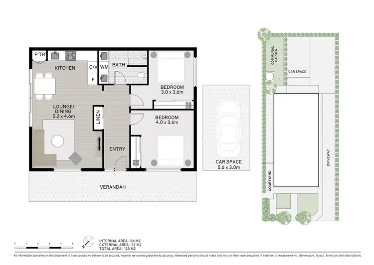 Floorplan of Homely villa listing, 1/54 York Street, Tahmoor NSW 2573