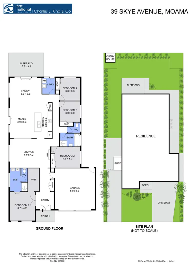 Floorplan of Homely house listing, 39 Skye Avenue, Moama NSW 2731