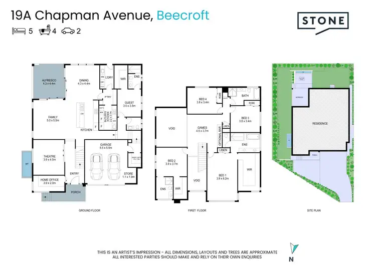 Floorplan of Homely house listing, 19a Chapman Avenue, Beecroft NSW 2119
