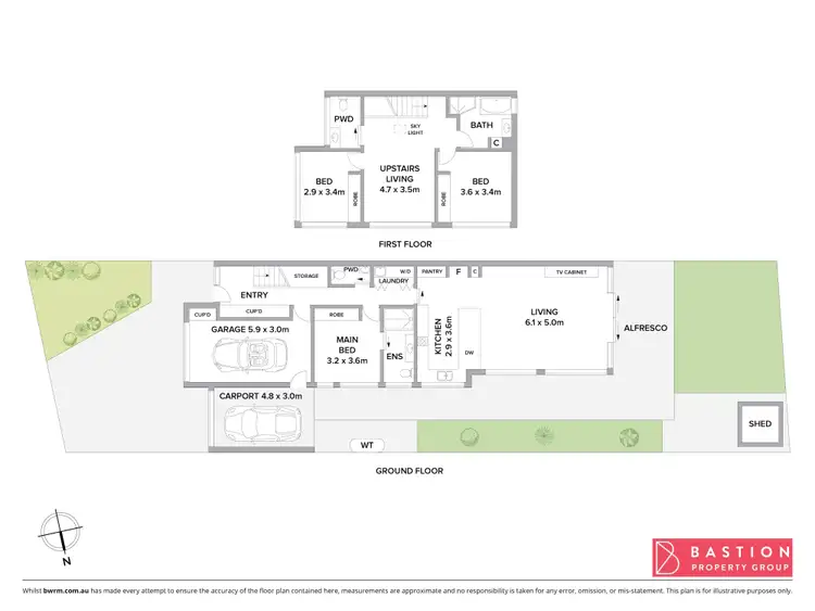 Floorplan of Homely house listing, 2/14 Conyers Street, Hughes ACT 2605