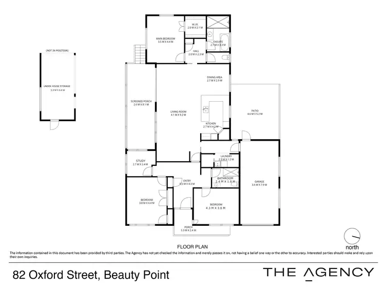 Floorplan of Homely house listing, 82 Oxford Street, Beauty Point TAS 7270