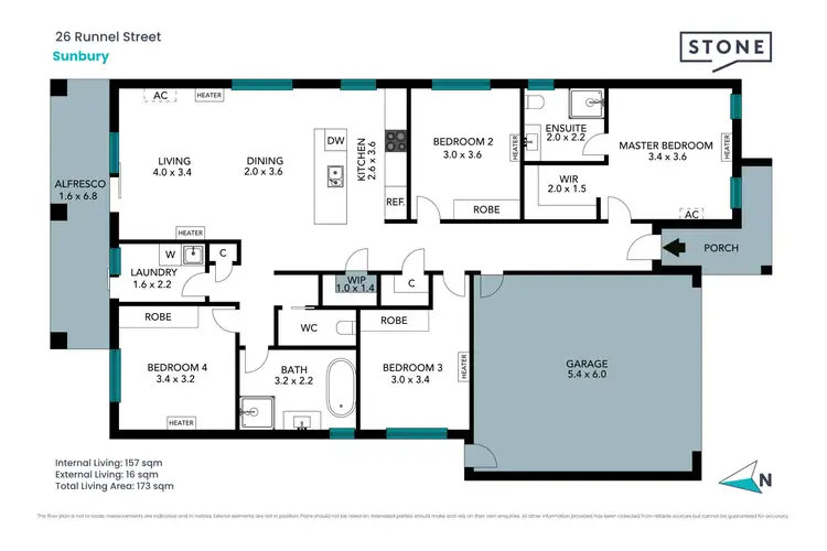 Floorplan of Homely house listing, 26 Runnel Street, Sunbury VIC 3429