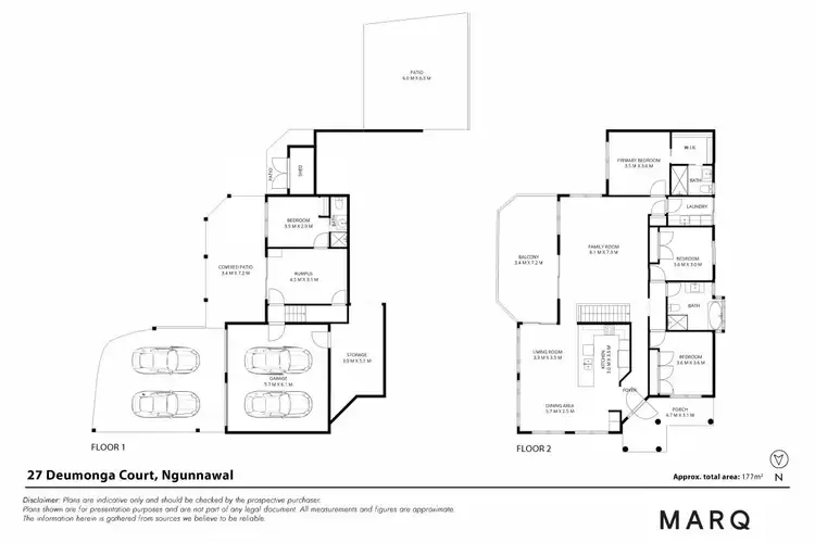 Floorplan of Homely house listing, 27 Deumonga Court, Ngunnawal ACT 2913