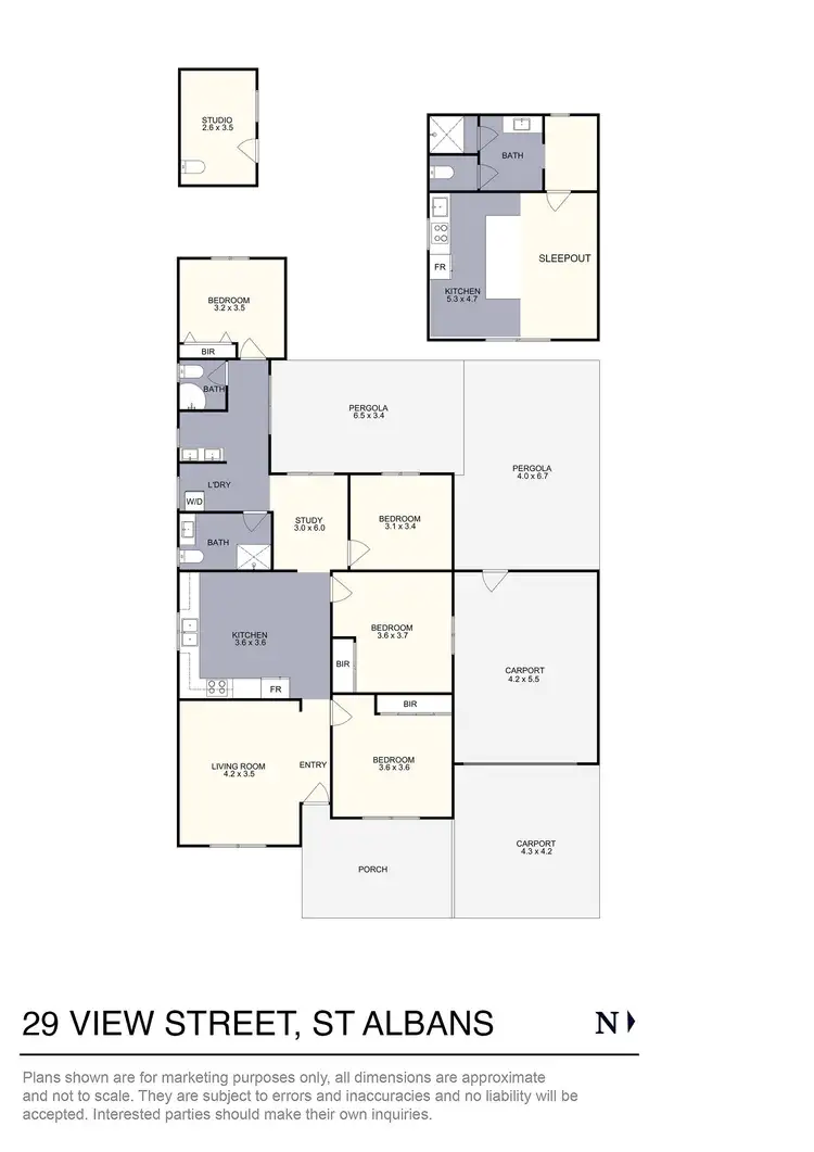Floorplan of Homely house listing, 29 View Street, St Albans VIC 3021