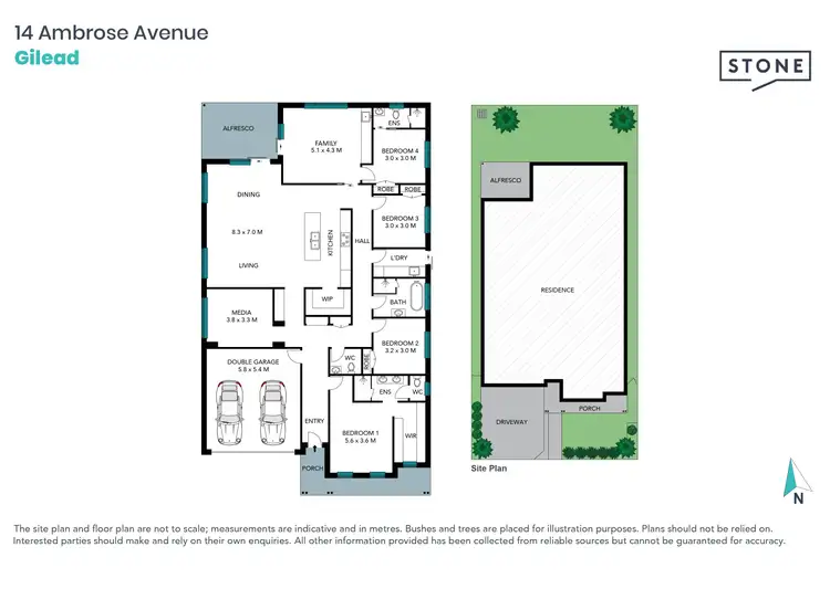 Floorplan of Homely house listing, 14 Ambrose Avenue, Gilead NSW 2560
