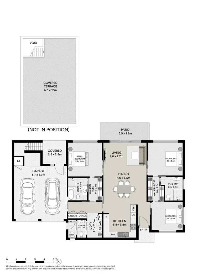 Floorplan of Homely semi-detached listing, 2/97 Galoola Drive, Nelson Bay NSW 2315