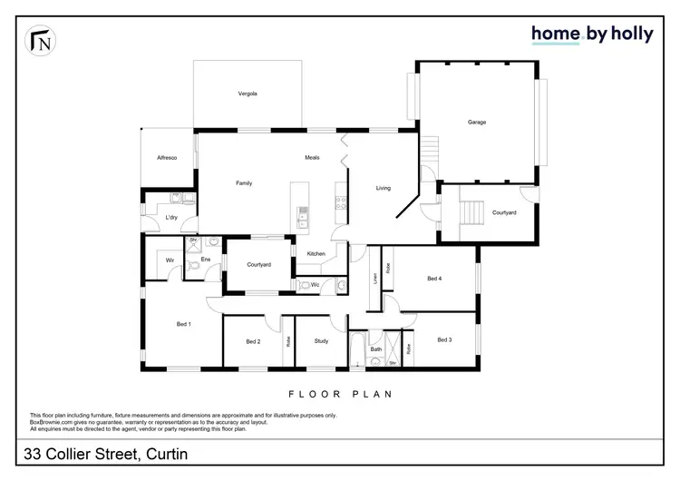 Floorplan of Homely house listing, 33 Collier Street, Curtin ACT 2605