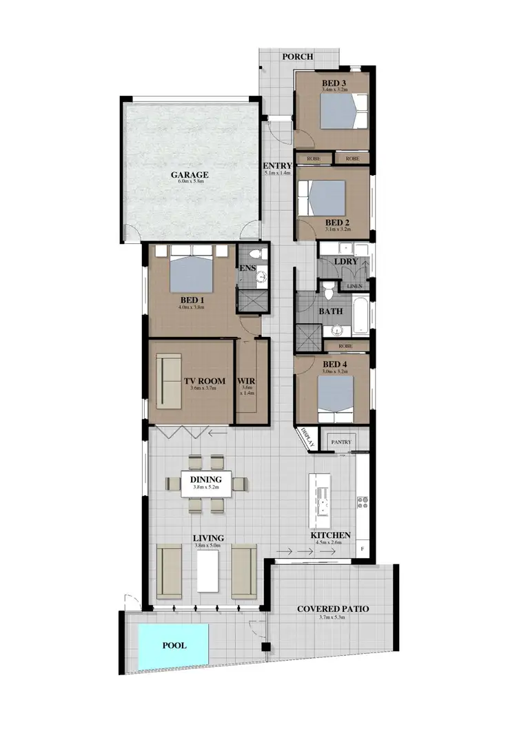 Floorplan of Homely land listing, 7 Cove Place, Port Macquarie NSW 2444