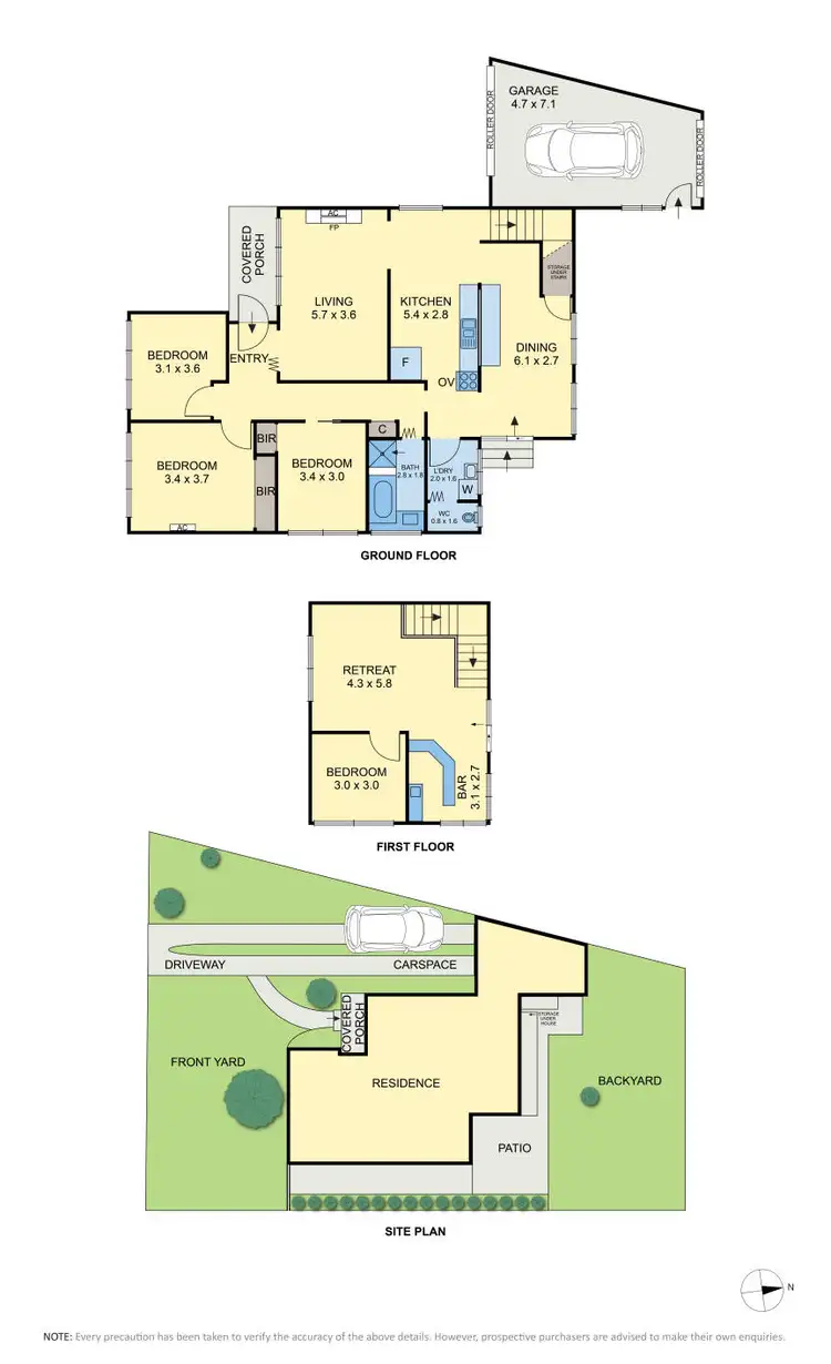 Floorplan of Homely house listing, 68 Noga Avenue, Keilor East VIC 3033