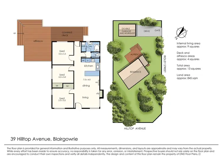 Floorplan of Homely house listing, 39 Hilltop Avenue, Blairgowrie VIC 3942