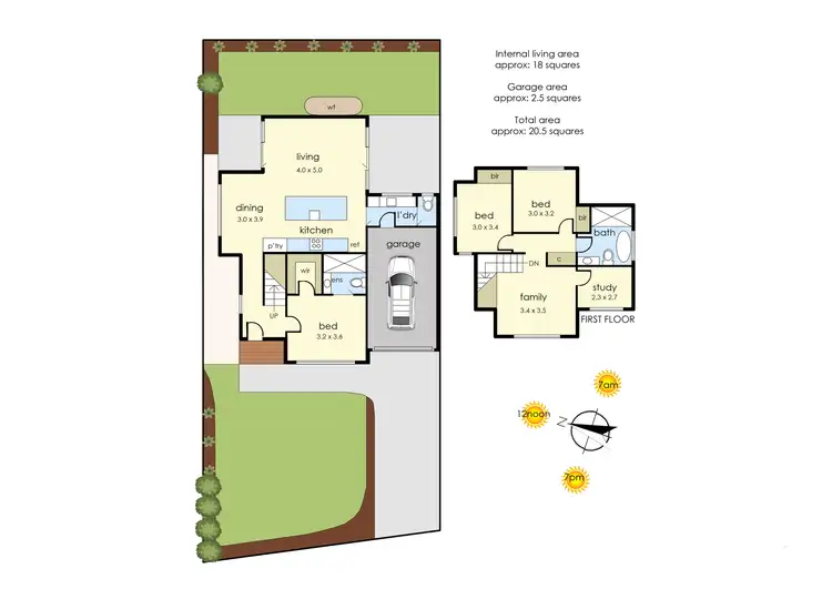 Floorplan of Homely house listing, 38B Hillcrest Road, Frankston VIC 3199