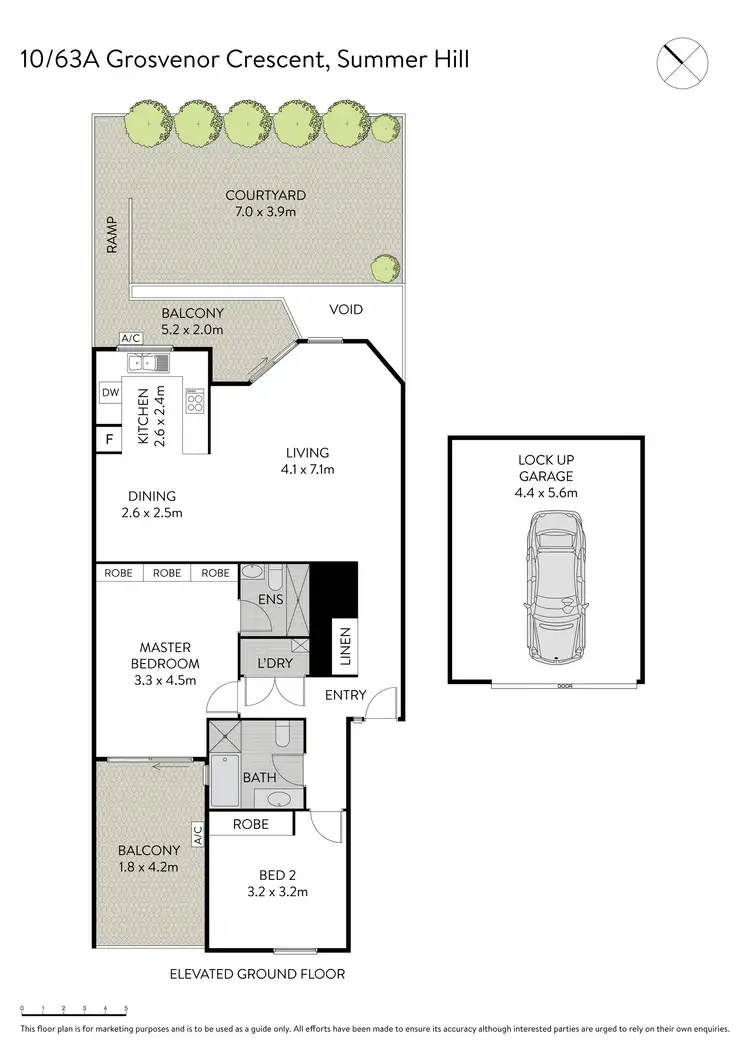 Floorplan of Homely apartment listing, 10/63A Grosvenor Crescent, Summer Hill NSW 2130