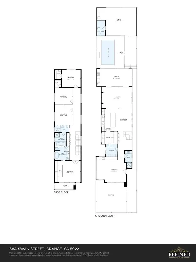 Floorplan of Homely house listing, 68A Swan Street, Grange SA 5022