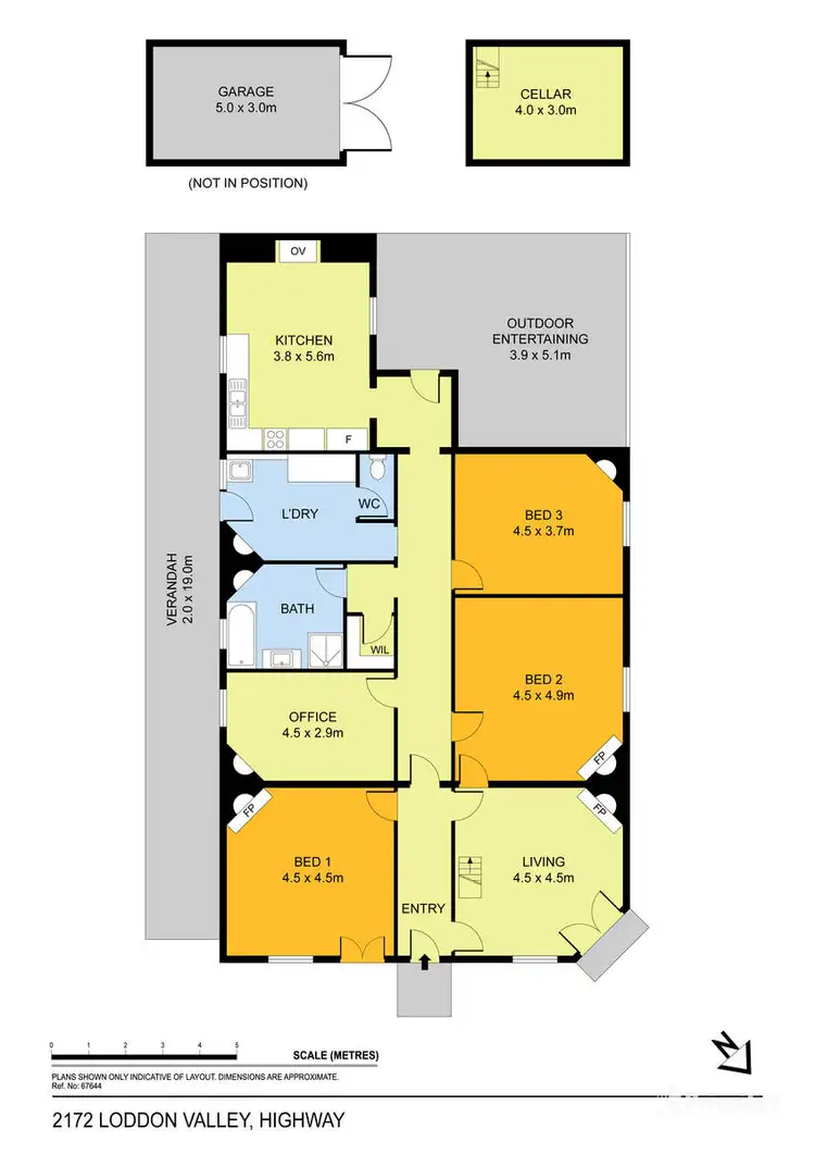 Floorplan of Homely house listing, 2172 Loddon Valley Highway & Corner Of Gordons Road, Woodvale VIC 3556