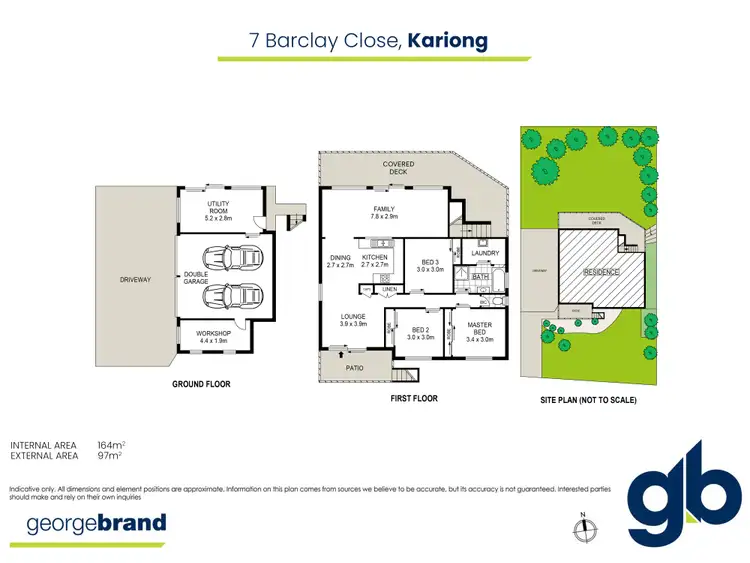 Floorplan of Homely house listing, 7 Barclay Close, Kariong NSW 2250