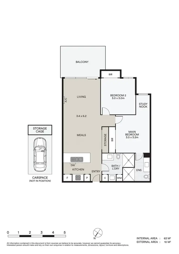 Floorplan of Homely apartment listing, 112/60 Autumn Terrace, Clayton South VIC 3169