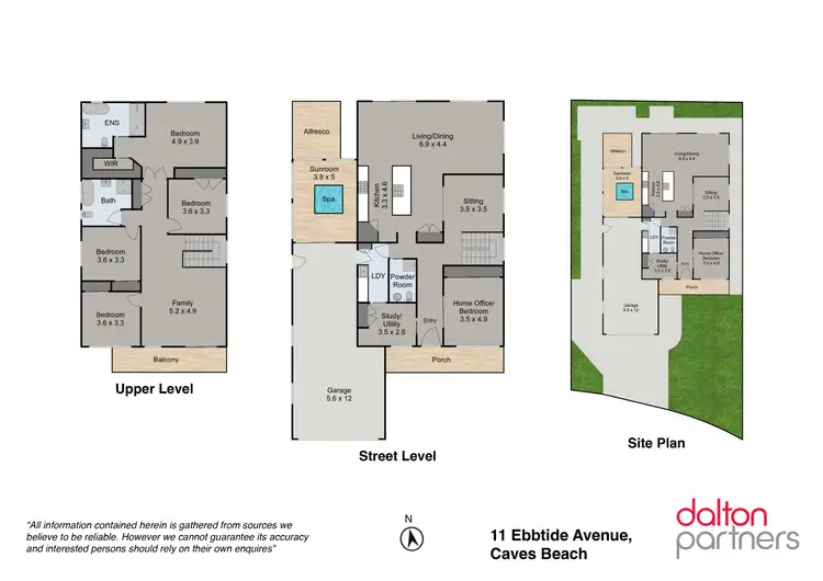 Floorplan of Homely house listing, 11 Ebbtide Avenue, Caves Beach NSW 2281
