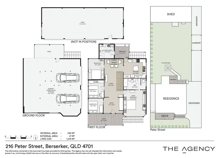 Floorplan of Homely house listing, 216 Peter Street, Berserker QLD 4701