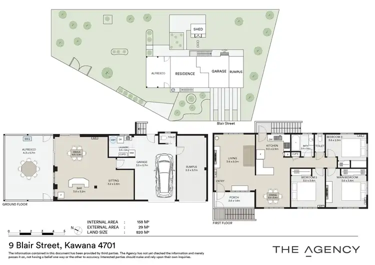 Floorplan of Homely house listing, 9 Blair Street, Kawana QLD 4701