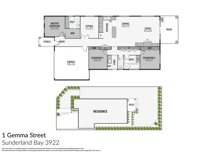 Floorplan of Homely house listing, 1 Gemma Street, Sunderland Bay VIC 3922