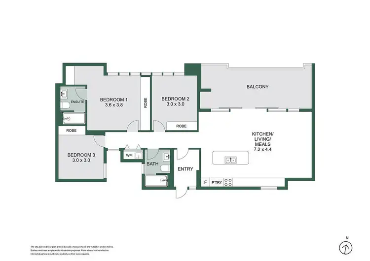 Floorplan of Homely apartment listing, 104/15 Martha Cove Boulevard, Safety Beach VIC 3936