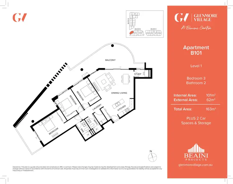 Floorplan of Homely apartment listing, 90-98 Glenmore Ridge Drive, Glenmore Park NSW 2745